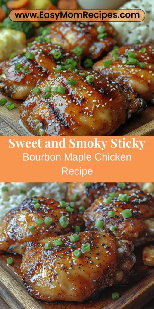 Indulge in the delightful combination of flavors with Sticky Bourbon Maple Chicken, a perfect blend of sweet maple syrup and smoky bourbon. This recipe highlights the juiciness of chicken thighs, enhanced by a rich marinade that melts into a savory glaze while cooking. Ideal for both cozy family dinners and chic gatherings, this dish is sure to impress. Follow our tips on marination and cooking methods, whether grilling or baking, for an unforgettable meal experience.