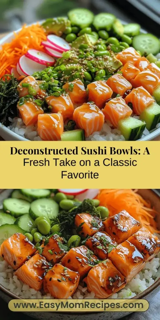 Discover the art of deconstructed sushi bowls, a fresh take on traditional sushi that emphasizes customization and vibrant flavors. These bowls invite creativity by allowing you to mix and match ingredients like sushi rice, fresh vegetables, and high-quality proteins. Perfect for various dietary preferences, they highlight the importance of fresh ingredients and provide a balanced meal option. Enjoy crafting your unique sushi bowl at home, making mealtime a fun and delicious experience!