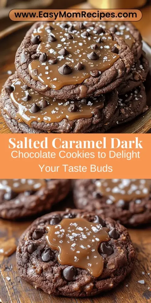 Discover the ultimate treat for dessert lovers with this scrumptious salted caramel dark chocolate cookie recipe. Imagine indulging in soft, chewy cookies that melt in your mouth, featuring rich dark chocolate and gooey salted caramel. Perfect for cozy evenings or as heartfelt gifts, these cookies are a delicious way to create memorable moments. Follow our step-by-step guide to craft these delightful cookies from scratch and surprise your friends and family with your baking skills.