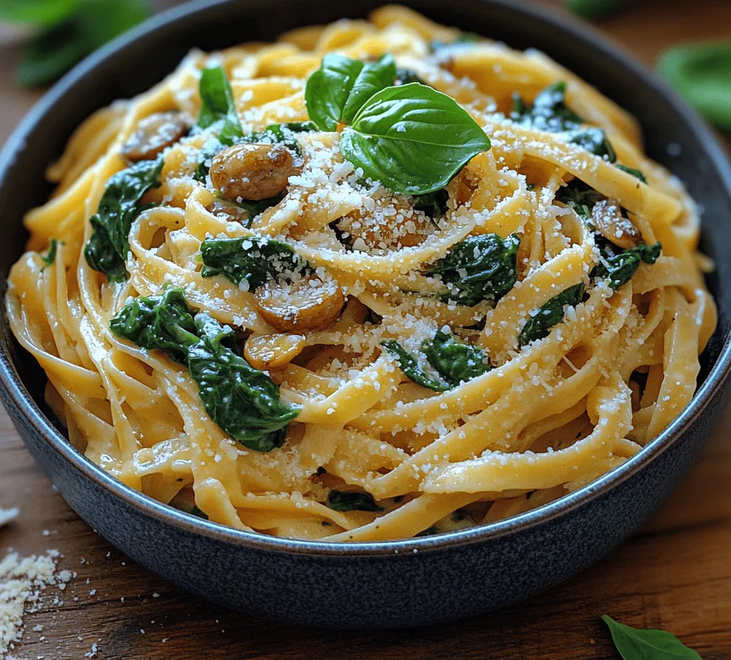 Pasta dishes have long held a special place in home kitchens around the world, celebrated for their comforting nature and versatility. Among the myriad of pasta recipes, the Spinach & Mushroom Delight Pasta stands out, offering a delightful combination of flavors that are both satisfying and nutritious. This dish is a wonderful option for anyone looking to whip up something quick yet delicious, making it an excellent choice for busy weeknights.
