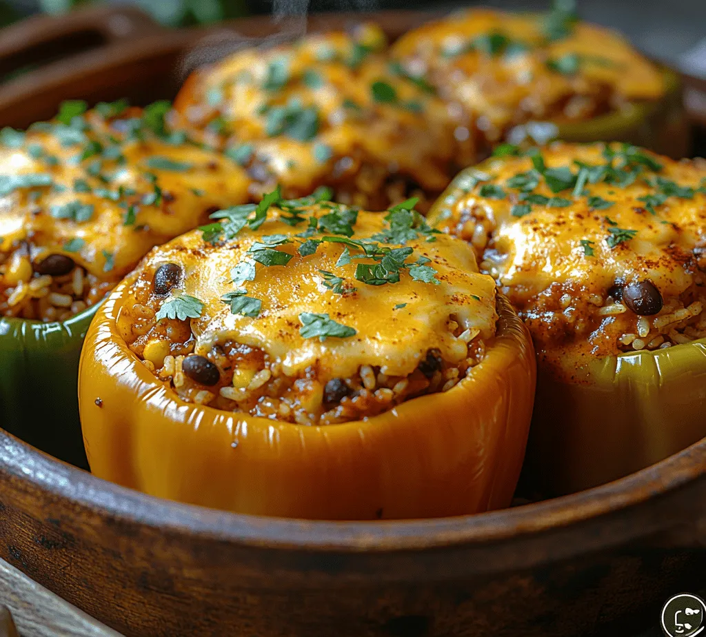 One of the most appealing aspects of Cheesy Taco Stuffed Bell Peppers is their versatility. The basic recipe can be customized to suit individual preferences and dietary needs, making it an excellent choice for families with diverse tastes. Whether you prefer beef, turkey, or a vegetarian alternative, the filling can be easily adapted. Additionally, you can include a variety of ingredients such as beans, rice, corn, and even different cheeses to create the perfect combination that your family will love.