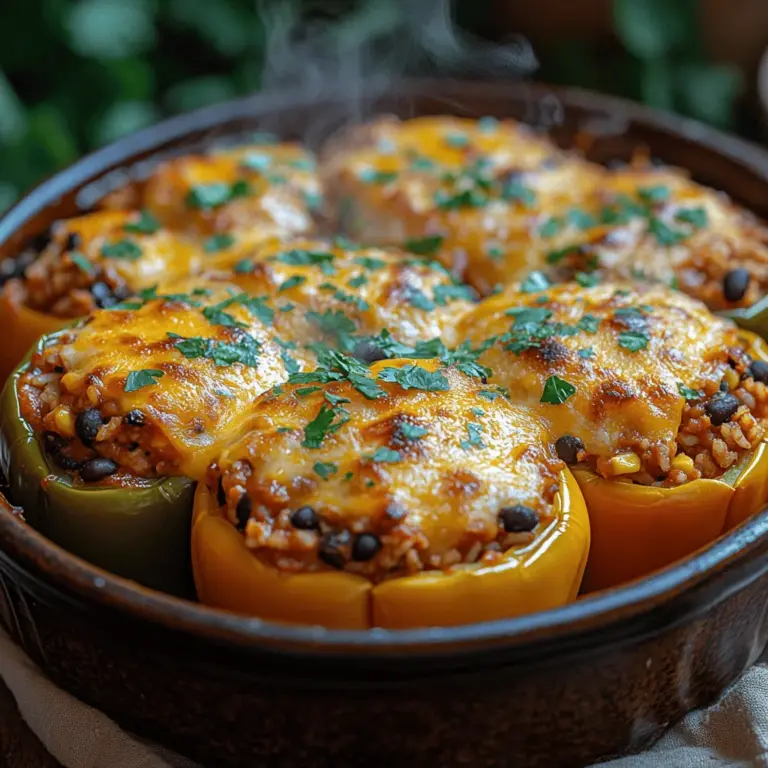 One of the most appealing aspects of Cheesy Taco Stuffed Bell Peppers is their versatility. The basic recipe can be customized to suit individual preferences and dietary needs, making it an excellent choice for families with diverse tastes. Whether you prefer beef, turkey, or a vegetarian alternative, the filling can be easily adapted. Additionally, you can include a variety of ingredients such as beans, rice, corn, and even different cheeses to create the perfect combination that your family will love.