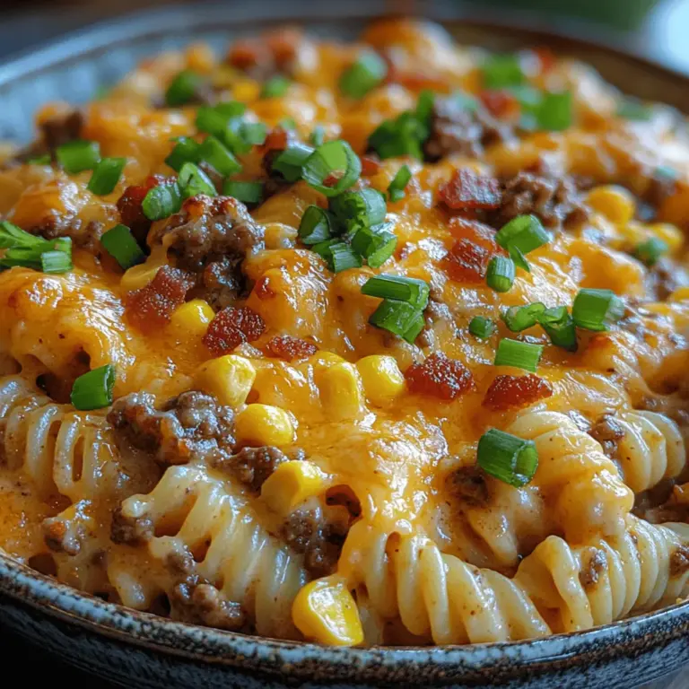 Comfort food holds a special place in our hearts, often evoking memories of family gatherings and cozy weeknight dinners. It’s that warm hug of a meal that brings people together, offering not just sustenance but also a sense of belonging and nostalgia. Among the array of comforting dishes, Cheesy Ranch Bliss: Loaded Cheddar Ranch Beef and Sweet Corn Rotini Bake stands out as a hearty favorite. This dish combines rich, robust flavors with a creamy texture that makes it irresistible to all ages.