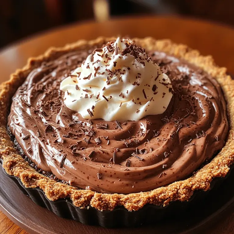 There’s something undeniably captivating about chocolate desserts; they have a magical way of evoking nostalgia and warmth, often reminding us of cherished moments spent with family. One dessert that stands out in the realm of chocolate indulgence is Mom’s Irresistible Chocolate Cream Pie. This beloved classic isn’t just a dessert; it’s a heartfelt recipe that has been passed down through generations, bringing comfort and joy to family gatherings and special celebrations alike.