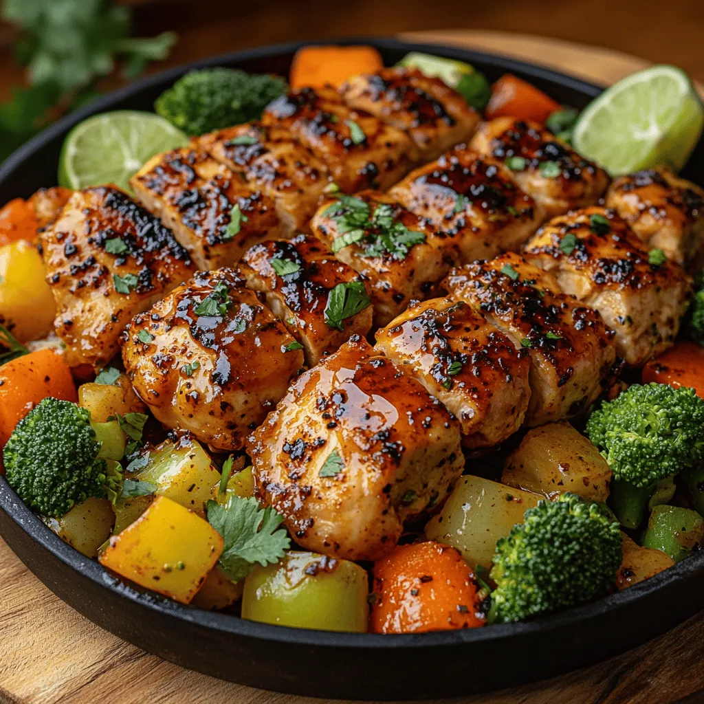 Are you ready to elevate your weeknight dinners with a dish that beautifully marries savory and sweet flavors? The Spicy Maple Glazed Chicken & Vegetables recipe is a culinary delight that not only tantalizes your taste buds but also nourishes your body. This recipe is perfect for those who appreciate a harmonious blend of flavors, where the sweetness of pure maple syrup dances with the spicy notes of sriracha, creating an irresistible glaze that coats tender chicken and vibrant vegetables.