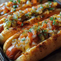 Crispy Air Fryer Hot Dogs with Flavorful Toppings are not just a meal; they are an experience that combines convenience with mouthwatering taste. Whether you’re hosting a summer barbecue, diving into a cozy game night, or simply indulging in some comfort food, these air-fried hot dogs offer a quick and delightful solution to satisfy your cravings. The air fryer transforms the humble hot dog into a gourmet treat, giving it a crispy exterior while keeping the inside juicy and tender.
