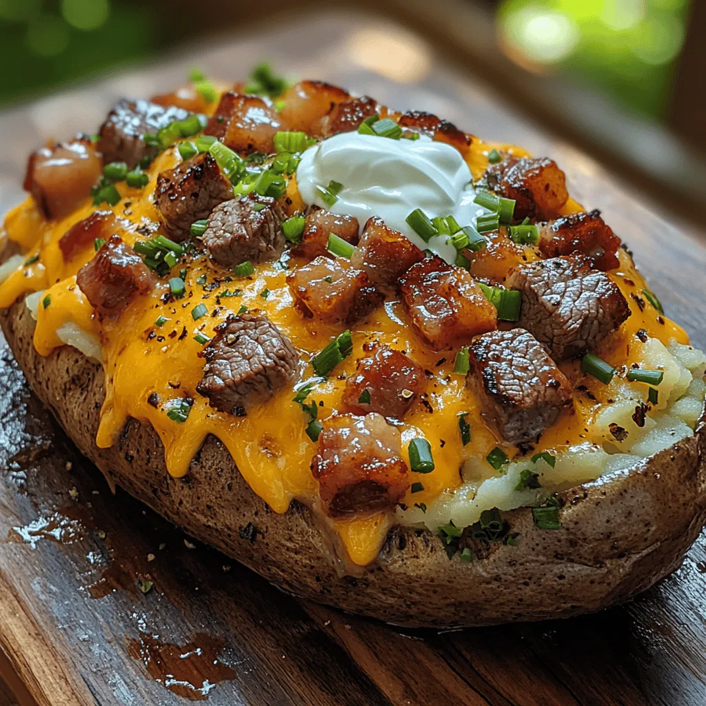 When it comes to comfort food, few dishes can rival the classic loaded baked potato. This beloved staple has graced dinner tables and family gatherings for decades, showcasing its versatility and heartiness. The Ultimate Loaded Baked Potato with Steak Bites takes this culinary favorite to new heights, combining the fluffy goodness of a perfectly baked potato with the rich, savory flavors of tender steak bites. It's a dish that marries various textures and flavors, creating a truly indulgent experience for the palate.
