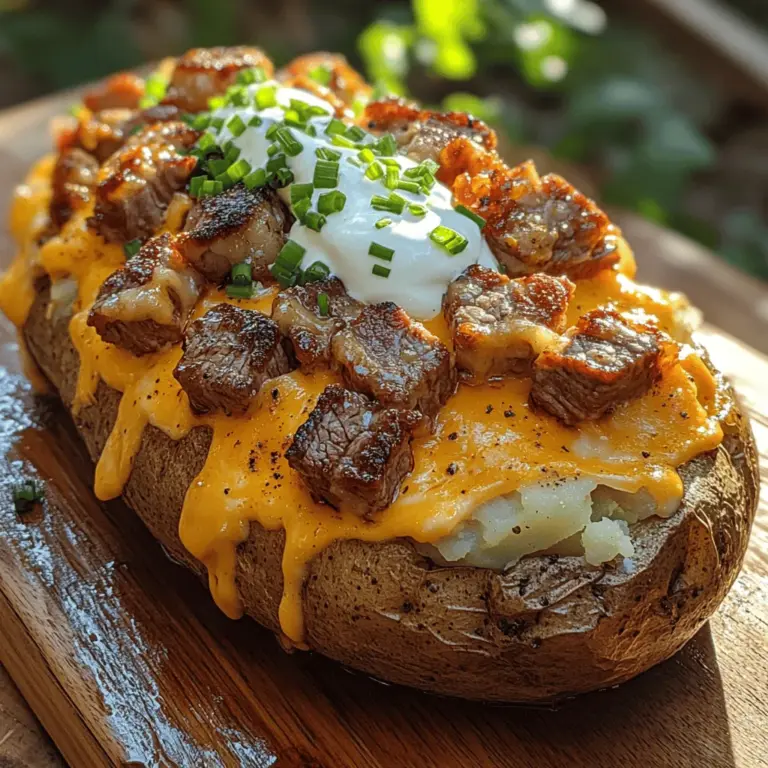 When it comes to comfort food, few dishes can rival the classic loaded baked potato. This beloved staple has graced dinner tables and family gatherings for decades, showcasing its versatility and heartiness. The Ultimate Loaded Baked Potato with Steak Bites takes this culinary favorite to new heights, combining the fluffy goodness of a perfectly baked potato with the rich, savory flavors of tender steak bites. It's a dish that marries various textures and flavors, creating a truly indulgent experience for the palate.