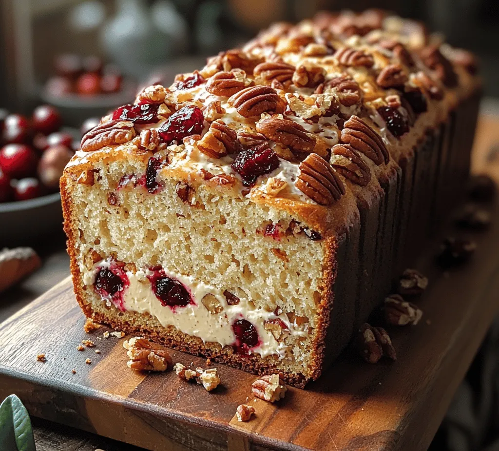 Are you searching for a wonderfully unique bread recipe that seamlessly blends sweet and savory flavors? Look no further than Cranberry-Pecan Cream Cheese Bread. This delightful loaf combines the tartness of fresh cranberries with the nutty crunch of pecans, all held together by a rich cream cheese batter. Whether you're looking to impress guests at a gathering, treat yourself to a special breakfast, or simply enjoy a comforting snack, this bread is versatile enough to suit any occasion.
