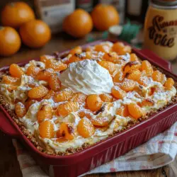 Mandarin Orange Pretzel Salad is a unique and delightful dessert that has captured the hearts of many with its intriguing blend of flavors and textures. This dish cleverly combines the salty crunch of pretzels, the creamy richness of a cheese layer, and the refreshing sweetness of mandarin oranges, creating a tantalizing treat that appeals to a wide range of palates. The juxtaposition of sweet and salty, creamy and crunchy, makes it an irresistible choice for dessert lovers.