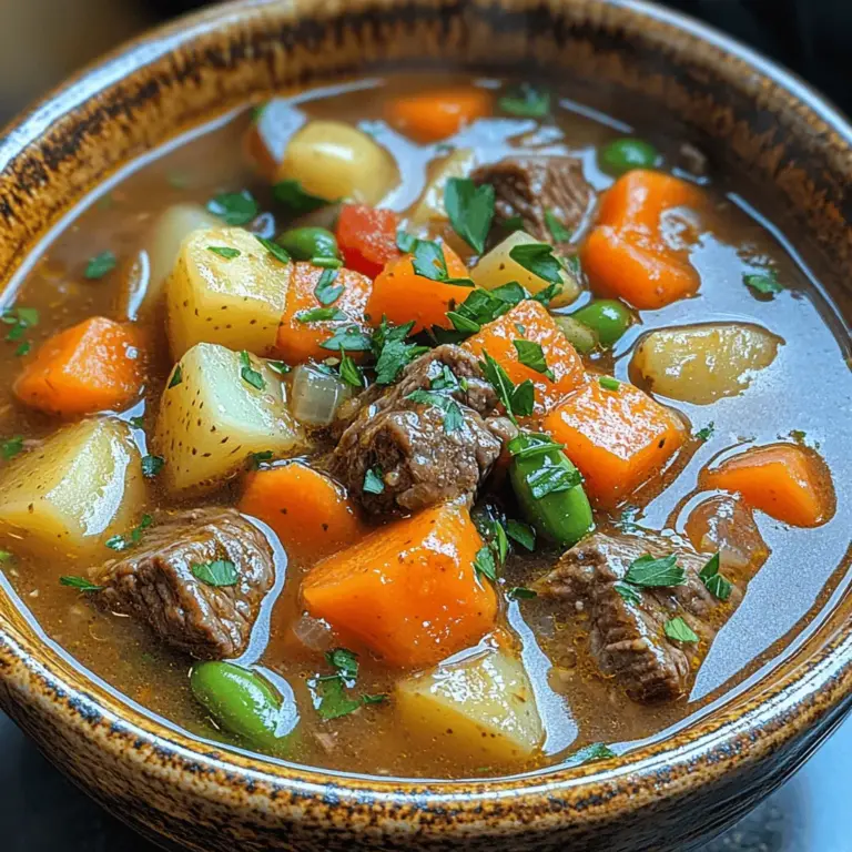 As the seasons shift and the crispness of autumn settles in, there’s an undeniable charm in gathering around a warm bowl of soup. The Hearty Harvest Beef Soup embodies this essence perfectly, blending the rich flavors of tender beef with a medley of seasonal vegetables. It's more than just a meal; it’s a comforting tradition that invites family and friends to savor the warmth of home-cooked nourishment.