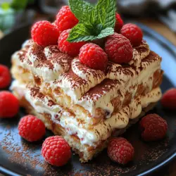 If you’re looking for a dessert that perfectly balances indulgence and refreshment, look no further than the Raspberry Dream Tiramisu. This innovative take on the classic Italian tiramisu combines the luscious creaminess and coffee undertones of the traditional recipe with the vibrant, tart flavor of fresh raspberries. The result is a light, airy dessert that not only pleases the palate but also dazzles the eyes, making it an ideal choice for gatherings, celebrations, or a special treat during the week.