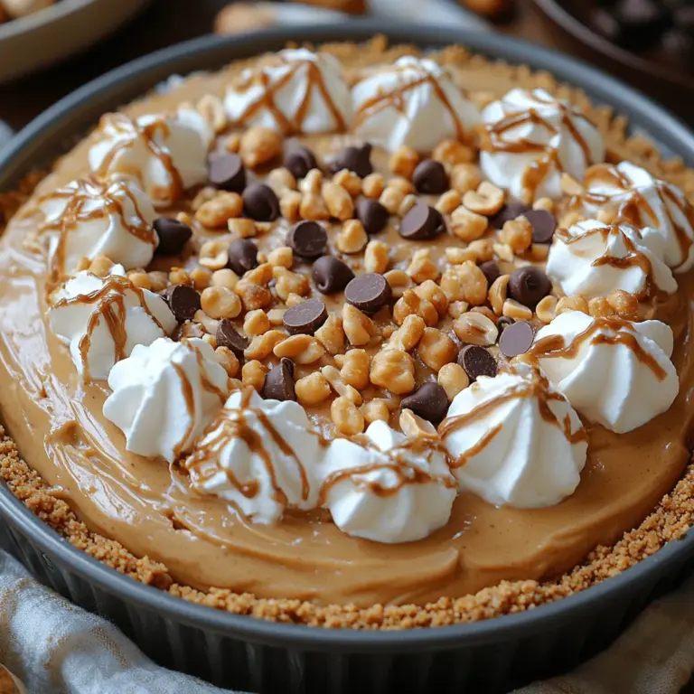 Indulging in a dessert that combines rich flavors and a creamy texture can bring joy to any occasion. One such delightful treat is the Creamy Dreamy No-Bake Peanut Butter Pie. This easy-to-make dessert is perfect for gatherings, special celebrations, or simply treating yourself after a long day. With its luscious filling and a crumbly graham cracker crust, this pie is not only a feast for the taste buds but also a visual delight.
