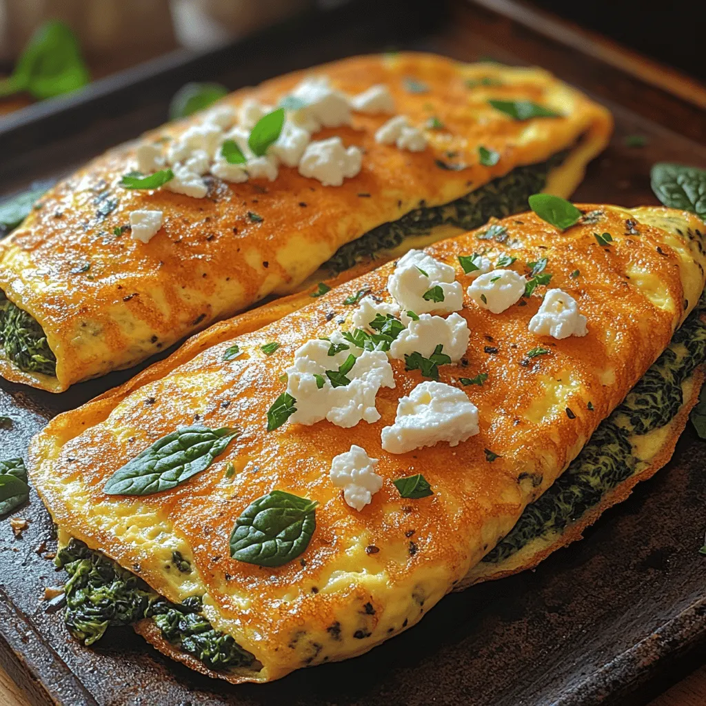 To create the Spinach Feta Delight Omelet, you will need a few key ingredients that not only contribute to the flavor but also offer impressive health benefits.