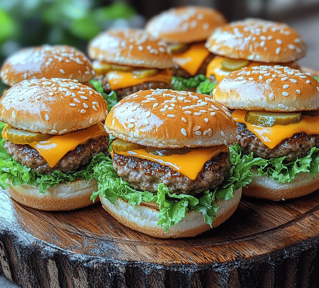To fully appreciate the Mini Big Mac Cheeseburgers, it’s important to understand the history of the Big Mac itself. The Big Mac was first introduced by the McDonald’s franchise in 1968 and quickly became a cultural icon of fast food. Created by Jim Delligatti, a franchise owner in Pennsylvania, the Big Mac was designed to offer customers a more substantial meal option. With its two beef patties, special sauce, lettuce, cheese, pickles, and onions, all sandwiched between a sesame seed bun, the Big Mac has since become one of the most recognizable and enduring items on the fast-food menu.