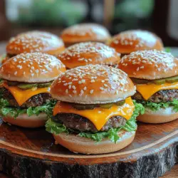 To fully appreciate the Mini Big Mac Cheeseburgers, it’s important to understand the history of the Big Mac itself. The Big Mac was first introduced by the McDonald’s franchise in 1968 and quickly became a cultural icon of fast food. Created by Jim Delligatti, a franchise owner in Pennsylvania, the Big Mac was designed to offer customers a more substantial meal option. With its two beef patties, special sauce, lettuce, cheese, pickles, and onions, all sandwiched between a sesame seed bun, the Big Mac has since become one of the most recognizable and enduring items on the fast-food menu.