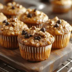 Rolled oats are the cornerstone of our pumpkin oat muffins, providing both texture and nutrition. As a whole grain, oats are rich in fiber, particularly beta-glucan, which is known to support heart health by helping to lower cholesterol levels. They offer a satisfying chewiness that complements the moistness of pumpkin, creating a muffin that is both hearty and fulfilling. Furthermore, oats are a good source of essential vitamins and minerals, including iron, magnesium, and B-vitamins, making them a valuable addition to any diet. Incorporating oats into your meals can help maintain steady energy levels and support digestive health.