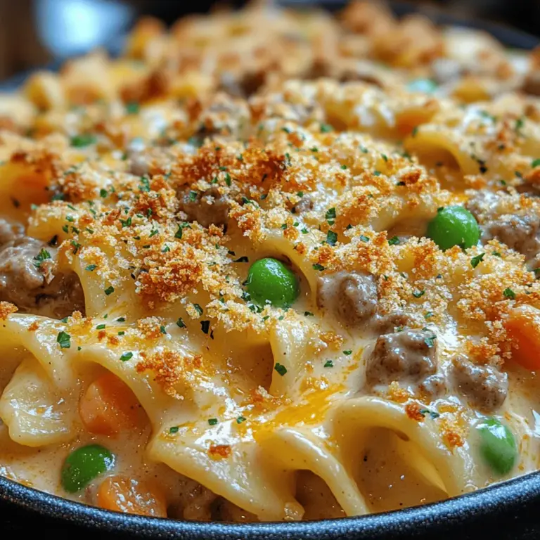 When it comes to comfort food, few dishes evoke the same warmth and nostalgia as a hearty casserole. Among the many variations, the Heavenly Creamy Beef Noodle Casserole stands out as an absolute favorite, combining rich flavors and satisfying textures in one delightful dish. This recipe is not just about filling your stomach; it’s about creating memories around the dining table, bringing families together during weeknight dinners, and providing a sense of home.