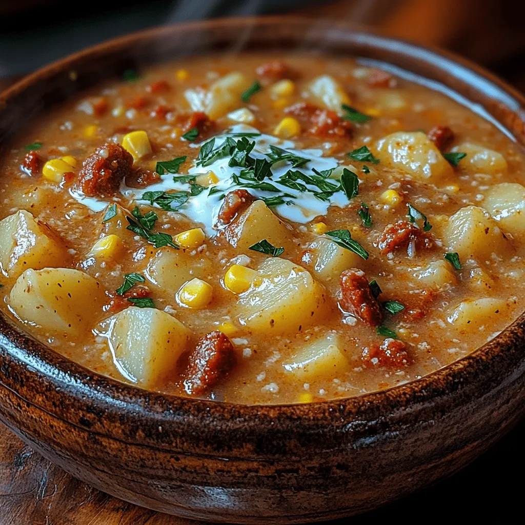 To create the perfect bowl of Creamy Chorizo Potato Soup, it’s essential to understand the role of each ingredient. Let’s explore the key components that make this dish so delightful.