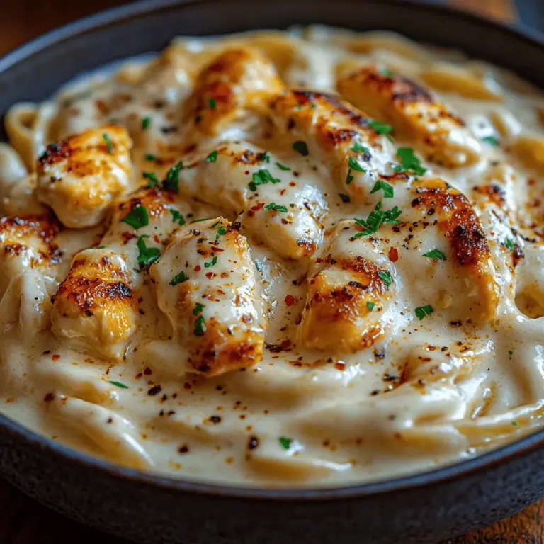 When it comes to comfort food, few dishes captivate the senses quite like a creamy pasta. Among the myriad of options, Creamy Garlic Chicken Fettuccine Alfredo stands out as a quintessential favorite, perfect for family gatherings or a cozy weeknight dinner. This dish is a harmonious blend of tender chicken, garlic, and a rich, velvety sauce that clings lovingly to each strand of fettuccine. The allure of this classic dish lies not only in its decadent flavors but also in its ability to bring people together around the dinner table.