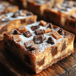 If you’re looking for a dessert that combines the rich flavors of toffee and chocolate with the ease of a cake mix, look no further than Toffee Bliss Cake Mix Bars. This delightful recipe is a crowd-pleaser, perfect for any occasion, be it a party, potluck, or simply a cozy evening at home with family. The beauty of using a cake mix is that it simplifies the baking process without compromising on taste or texture, making it accessible even for novice bakers.