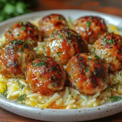 Greek cuisine is celebrated for its vibrant flavors, fresh ingredients, and rich history, making it a beloved choice worldwide. The Mediterranean diet, heavily influenced by Greek culinary traditions, emphasizes wholesome, nutritious foods that are not only delicious but also beneficial for health. Among the many delightful dishes that Greek cuisine offers, Greek Chicken Meatballs with Lemon Orzo stands out as a perfect representation of the region's gastronomic charm. This dish combines tender chicken meatballs, infused with herbs and spices, served atop a bed of zesty lemon orzo, creating a symphony of flavors that is sure to tantalize the taste buds.