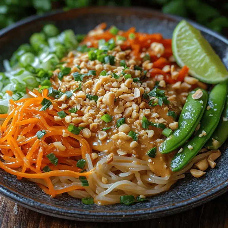 Thai cuisine has captured the hearts (and stomachs) of food lovers around the world with its vibrant flavors and aromatic ingredients. Known for its intricate balance of sweet, salty, sour, and spicy elements, Thai food offers a culinary experience that excites the palate. Among the many delightful dishes that Thai cuisine has to offer, Thai Peanut Noodles stand out as a delicious and healthy meal option that can be enjoyed as a quick weeknight dinner or a satisfying lunch.