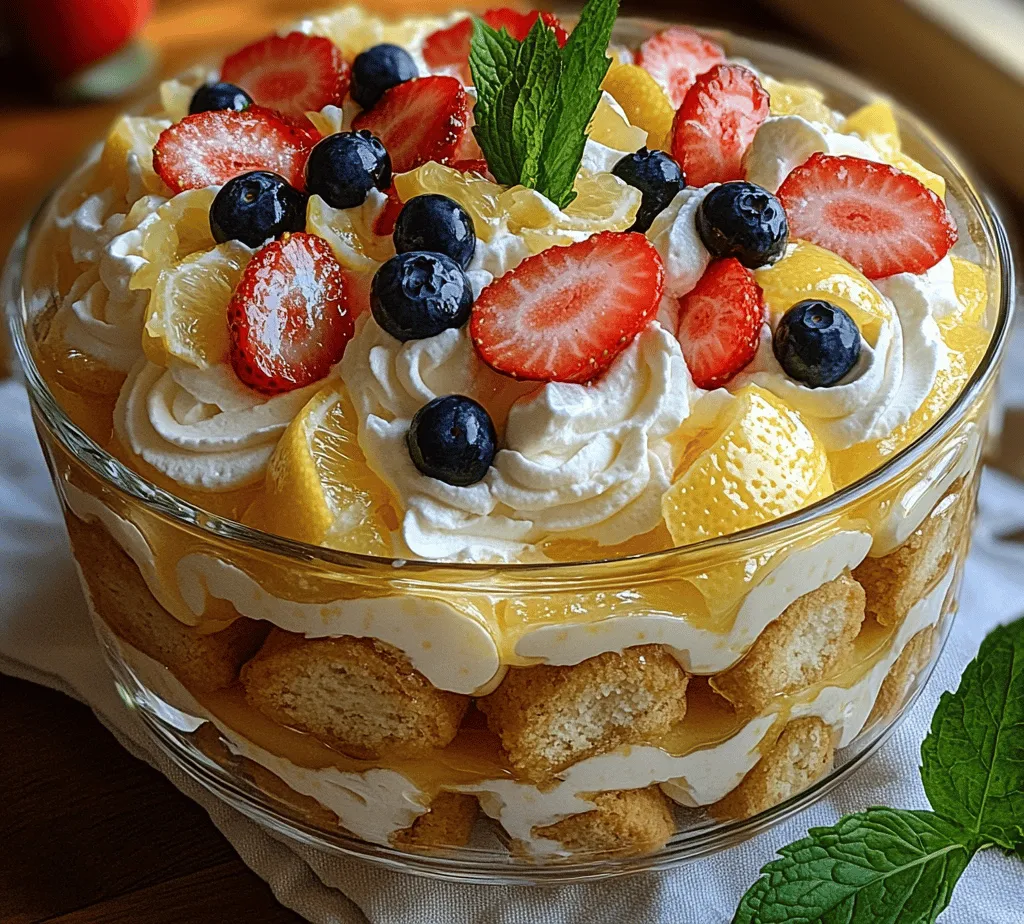 Trifle desserts have a unique allure that captivates dessert lovers around the world. These delightful layered treats are not only visually stunning but also offer a symphony of flavors and textures that create a truly indulgent experience. Among the myriad of trifle variations, the Lemon Trifle stands out as a refreshing and light option that perfectly embodies the essence of citrus. Its bright, zesty flavors invigorate the palate, making it an ideal choice for any occasion.