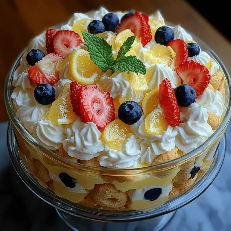 Trifle desserts have a unique allure that captivates dessert lovers around the world. These delightful layered treats are not only visually stunning but also offer a symphony of flavors and textures that create a truly indulgent experience. Among the myriad of trifle variations, the Lemon Trifle stands out as a refreshing and light option that perfectly embodies the essence of citrus. Its bright, zesty flavors invigorate the palate, making it an ideal choice for any occasion.