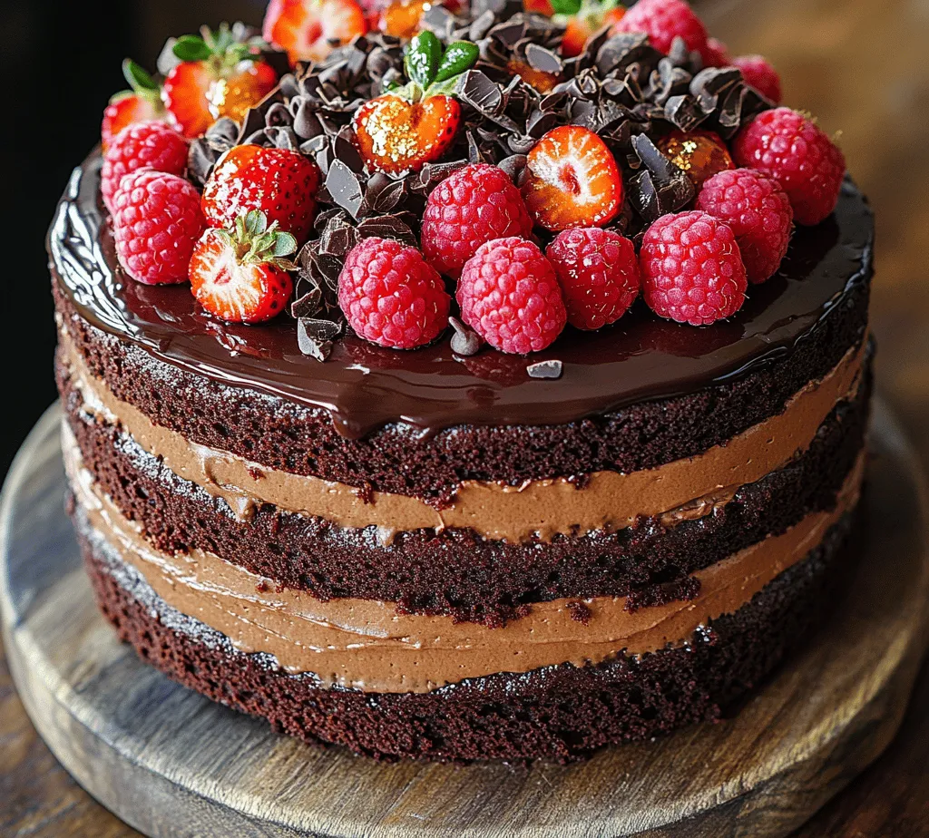 If you’re a chocolate lover, your heart is about to skip a beat with this Choco-Licious Indulgence Cake. Imagine sinking your fork into a rich, moist chocolate cake, layered with a velvety chocolate ganache that just melts in your mouth. This cake is not just a dessert; it’s an experience—a celebration of all things chocolate that will leave you and your guests in pure bliss.