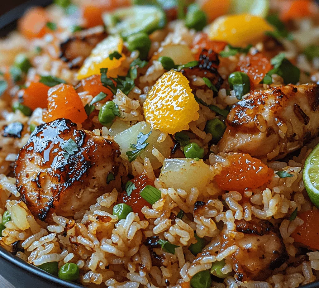 If you're looking for a dish that perfectly balances spice, citrus, and savory goodness, look no further than Spicy Citrus Chicken Fried Rice. This delightful fusion dish brings together the comforting familiarity of fried rice with an invigorating twist, making it a favorite for those who enjoy a bit of heat in their meals. The combination of tender chicken, zesty citrus notes, and a punch of spice from ingredients like sriracha creates a culinary experience that is both satisfying and refreshing.