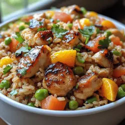 If you're looking for a dish that perfectly balances spice, citrus, and savory goodness, look no further than Spicy Citrus Chicken Fried Rice. This delightful fusion dish brings together the comforting familiarity of fried rice with an invigorating twist, making it a favorite for those who enjoy a bit of heat in their meals. The combination of tender chicken, zesty citrus notes, and a punch of spice from ingredients like sriracha creates a culinary experience that is both satisfying and refreshing.
