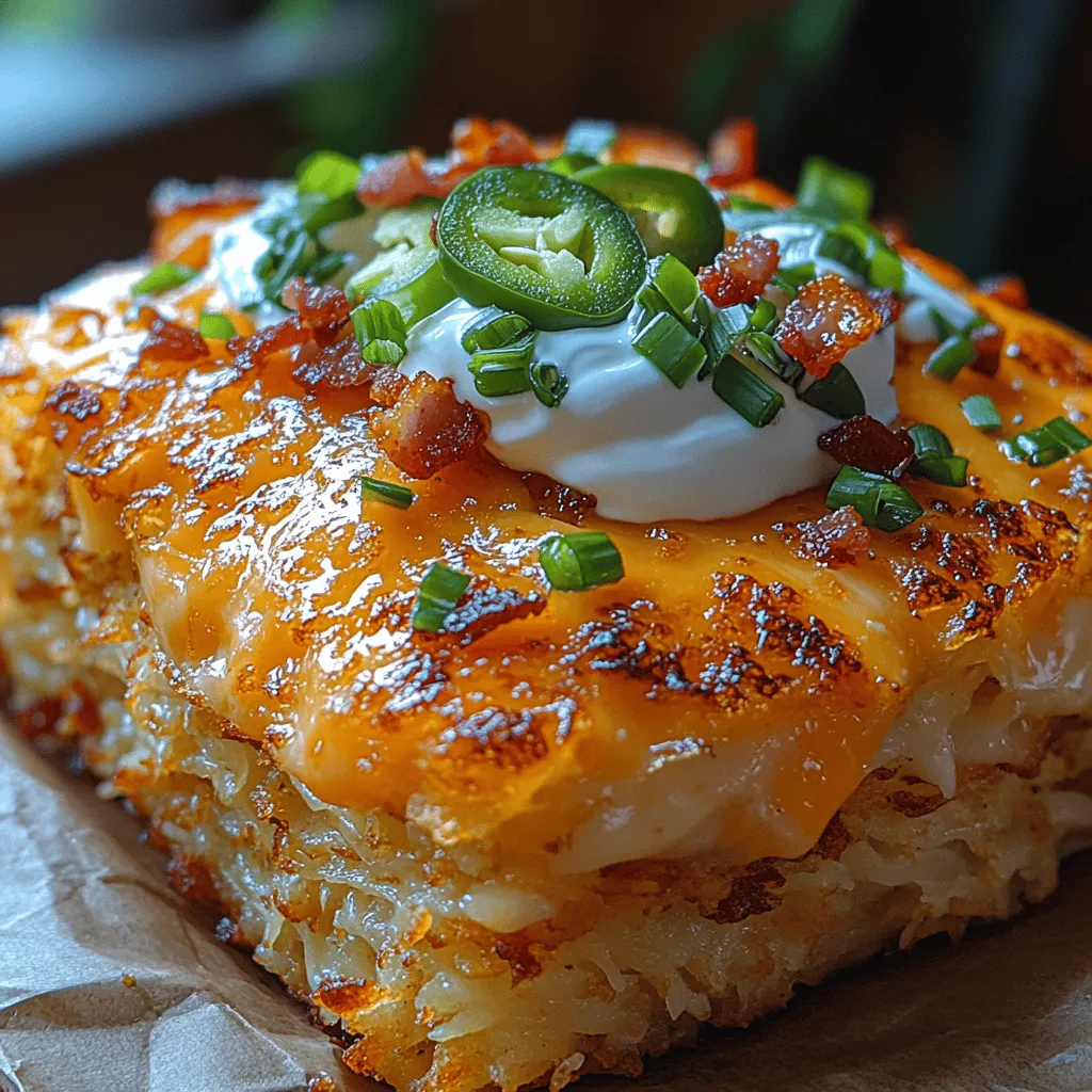 Hash browns have long been cherished as a quintessential comfort food, often evoking fond memories of leisurely breakfasts and family gatherings. Their crispy exterior and tender interior make them a versatile dish, perfect not just for breakfast but also as a delightful snack or side dish. Among the myriad of ways to enjoy hash browns, the Cheesy Delight Loaded Hash Browns stand out as a particularly indulgent variation that promises to tantalize your taste buds.