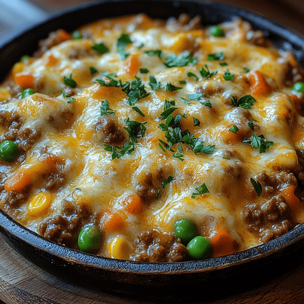 At the core of our Skillet Cheesy Beef and Veggie Medley lies the humble yet flavorful ground beef. This ingredient serves as the primary protein source, providing a rich, meaty base that complements the other elements of the dish. Lean ground beef, in particular, is an excellent choice, as it offers a robust flavor without an excess of fat.