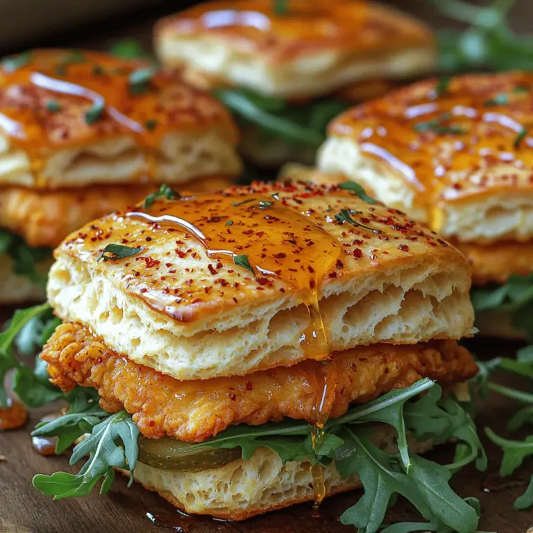 In the world of comfort food, few dishes can rival the delicious harmony of Sweet & Spicy Hot Honey Chicken Biscuits. This culinary delight combines the crunch of crispy fried chicken, the softness of fluffy biscuits, and a drizzle of homemade hot honey sauce that tantalizes your taste buds. Whether you're hosting a brunch, preparing a hearty lunch, or looking for a cozy dinner option, this dish is sure to impress.