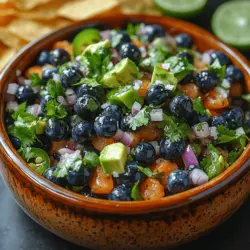Salsa, a versatile and vibrant condiment, has become a staple in various cuisines worldwide. Traditionally associated with Mexican cuisine, this flavorful dip can serve as a topping, an appetizer, or a side dish, making it a beloved choice for gatherings and family meals alike. While classic tomato-based salsa holds a firm place in our hearts, there’s a new contender that’s making waves in the culinary world: Blueberry Fiesta Salsa. This exciting twist on a classic dip combines the natural sweetness of fresh blueberries with the savory notes of traditional salsa ingredients, creating a delightful fusion that tantalizes the taste buds.