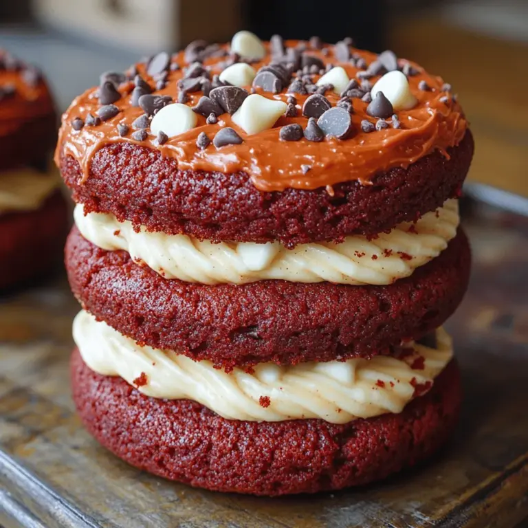 Red velvet is a classic dessert flavor that has captured the hearts (and taste buds) of dessert enthusiasts for generations. Its rich, velvety texture and luxurious color make it a standout choice for special occasions, from birthdays to weddings. Traditionally seen in cakes, red velvet has evolved into a versatile flavor that transcends the boundaries of conventional desserts. Enter the Red Velvet Cupcake Cookies—an ingenious fusion that combines the best qualities of cookies and cupcakes into one delightful treat.