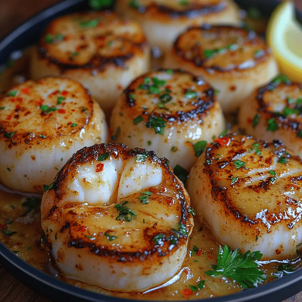 Welcome to the enchanting world of seafood with our Sizzling Garlic Butter Lobster & Scallops recipe. This dish is not just a meal; it’s an experience that embodies elegance and flavor, designed to impress both your guests and your palate. The rich, buttery essence of tender lobster pairs beautifully with the delicate sweetness of succulent scallops, all brought together by a fragrant garlic butter sauce that tantalizes the senses. Whether you’re celebrating a special occasion or simply indulging in a cozy dinner at home, this recipe promises to elevate your culinary repertoire.