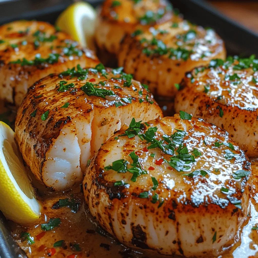 Welcome to the enchanting world of seafood with our Sizzling Garlic Butter Lobster & Scallops recipe. This dish is not just a meal; it’s an experience that embodies elegance and flavor, designed to impress both your guests and your palate. The rich, buttery essence of tender lobster pairs beautifully with the delicate sweetness of succulent scallops, all brought together by a fragrant garlic butter sauce that tantalizes the senses. Whether you’re celebrating a special occasion or simply indulging in a cozy dinner at home, this recipe promises to elevate your culinary repertoire.