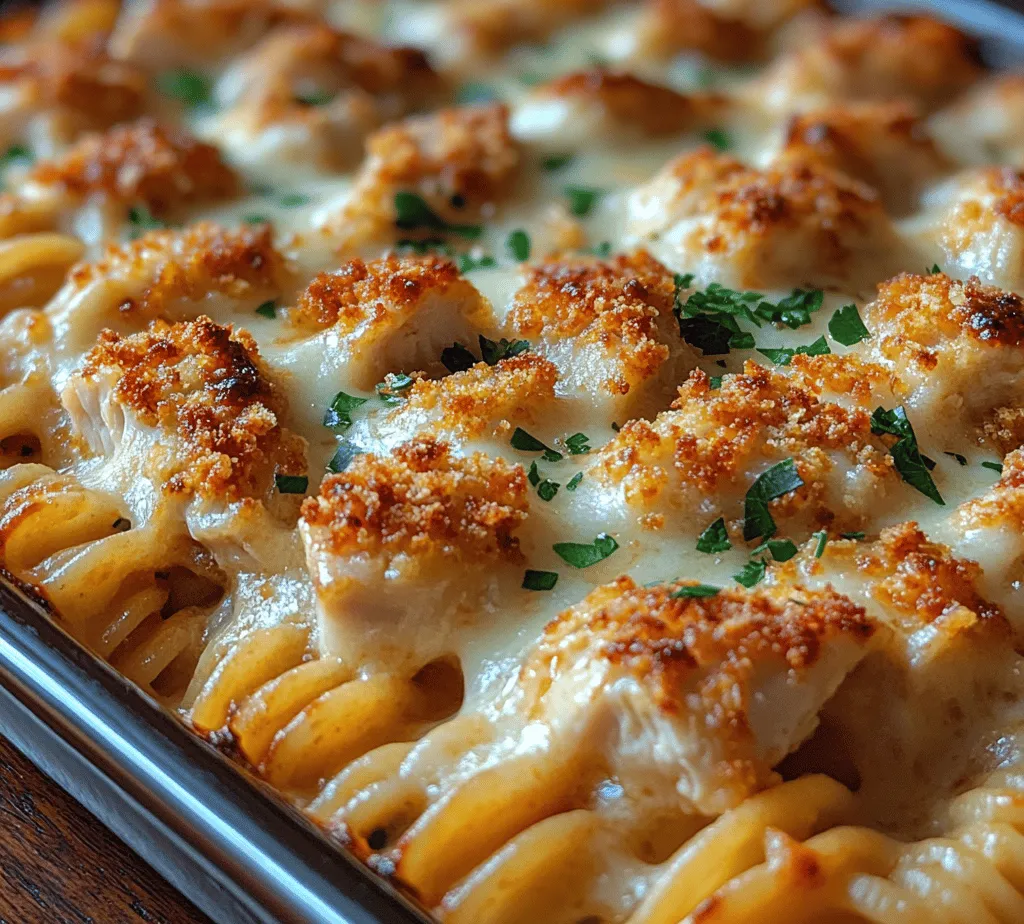 When it comes to comfort food, few dishes can compete with the rich and creamy allure of Chicken Alfredo Bake. This delightful casserole combines tender chicken, al dente rotini pasta, and a velvety Alfredo sauce, all topped with gooey cheese for a dish that warms the heart and satisfies the palate. Perfect for busy weeknights or family gatherings, Chicken Alfredo Bake not only pleases the taste buds but also offers a convenient, one-dish meal that everyone can enjoy.