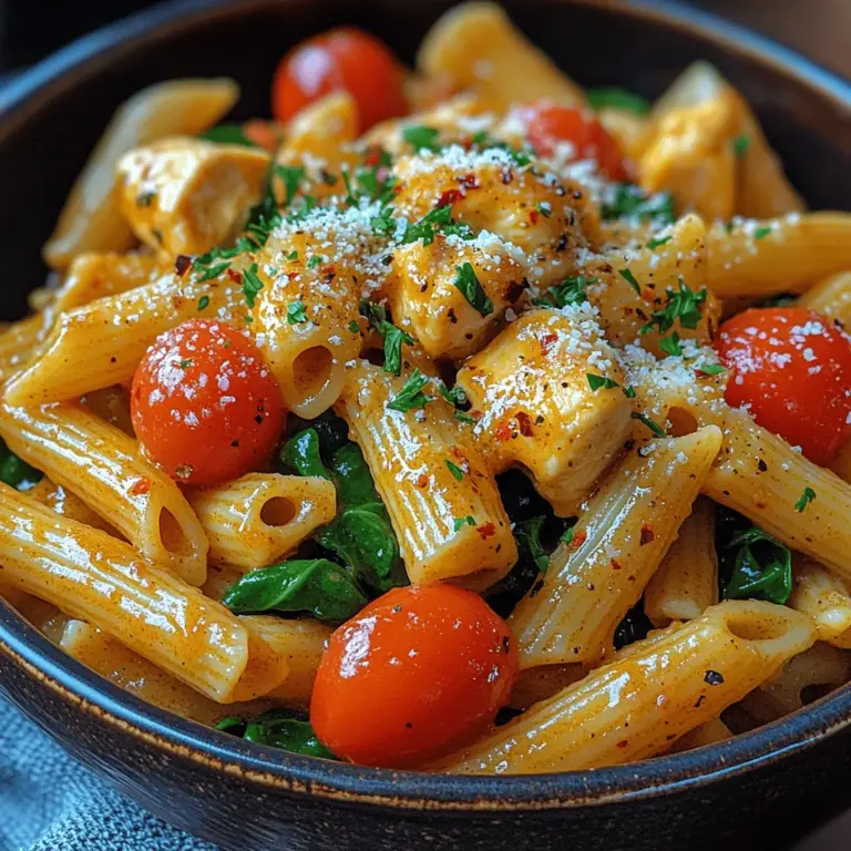 Garlic Butter Chicken Pasta is a delightful dish that effortlessly combines comfort and elegance, making it a favorite among food lovers everywhere. This creamy pasta recipe, infused with the rich flavors of garlic and butter, serves as a perfect meal for family dinners, romantic date nights, or special occasions. Its versatility allows it to be tailored with various ingredients, making it suitable for any palate.