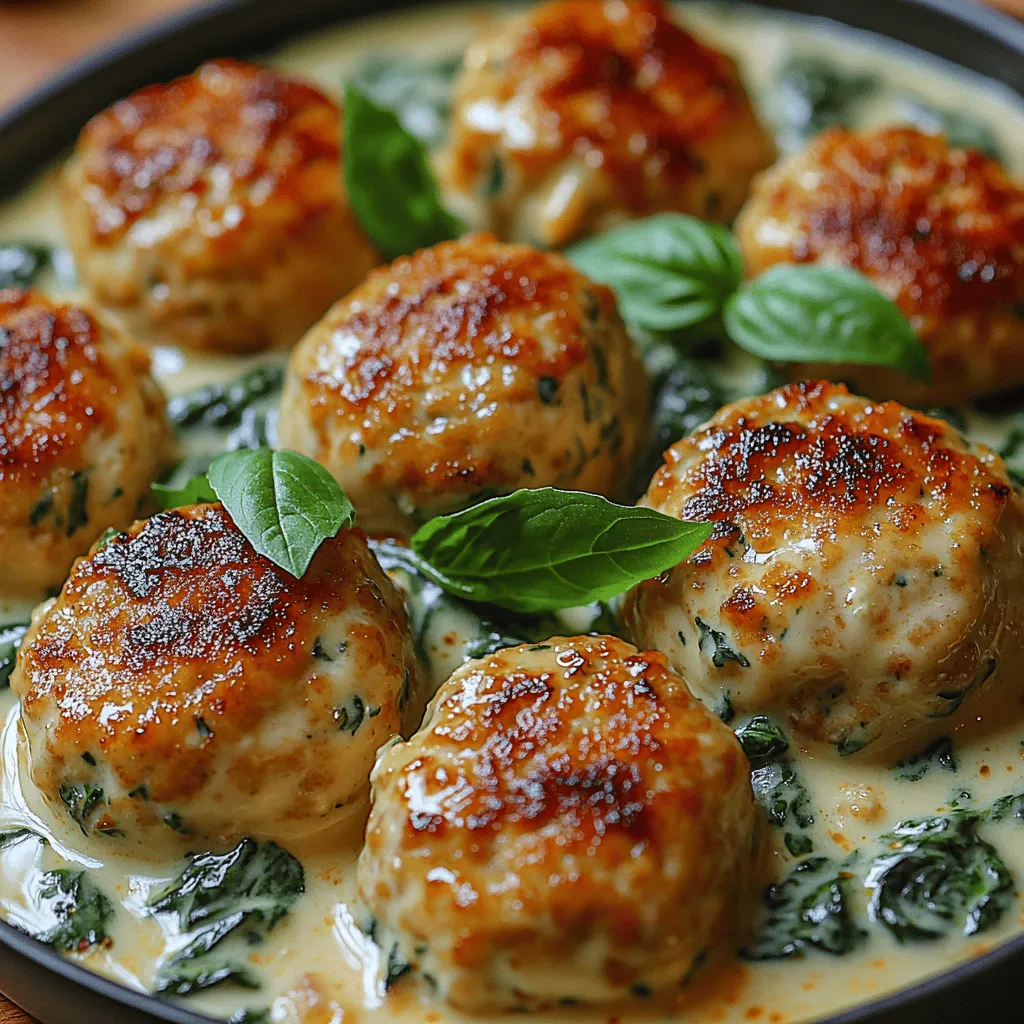Charming Chicken Ricotta Meatballs with Spinach Alfredo Sauce is a delightful dish that masterfully combines flavors and textures, creating a culinary experience that is both comforting and indulgent. This recipe has become increasingly popular among home cooks and food enthusiasts alike, thanks to its rich, creamy sauce that perfectly complements the tender meatballs. Whether you're planning a family dinner, hosting a gathering, or celebrating a special occasion, this dish promises to impress with its balance of taste and nutrition.