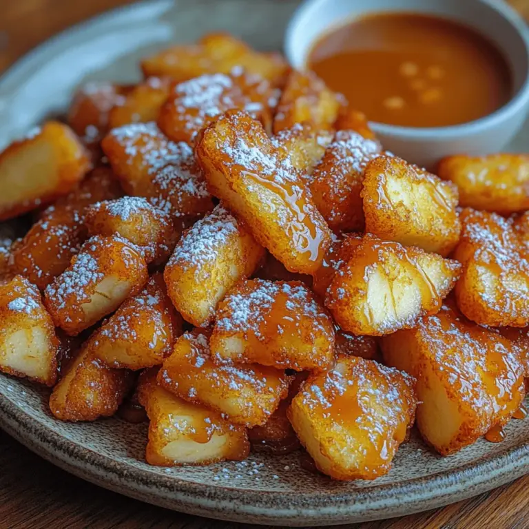 Funnel cake apple fries are a delicious and innovative twist on two classic fairground favorites. With their origins steeped in carnival culture, funnel cakes have long been a staple at fairs, festivals, and amusement parks. Their crispy, golden-brown exterior and soft, airy interior make them an irresistible treat that evokes nostalgia for childhood outings. Now, imagine combining that beloved funnel cake experience with the sweet, juicy goodness of fresh apples, and you have funnel cake apple fries—a creation that is just as fun to make as it is to eat.