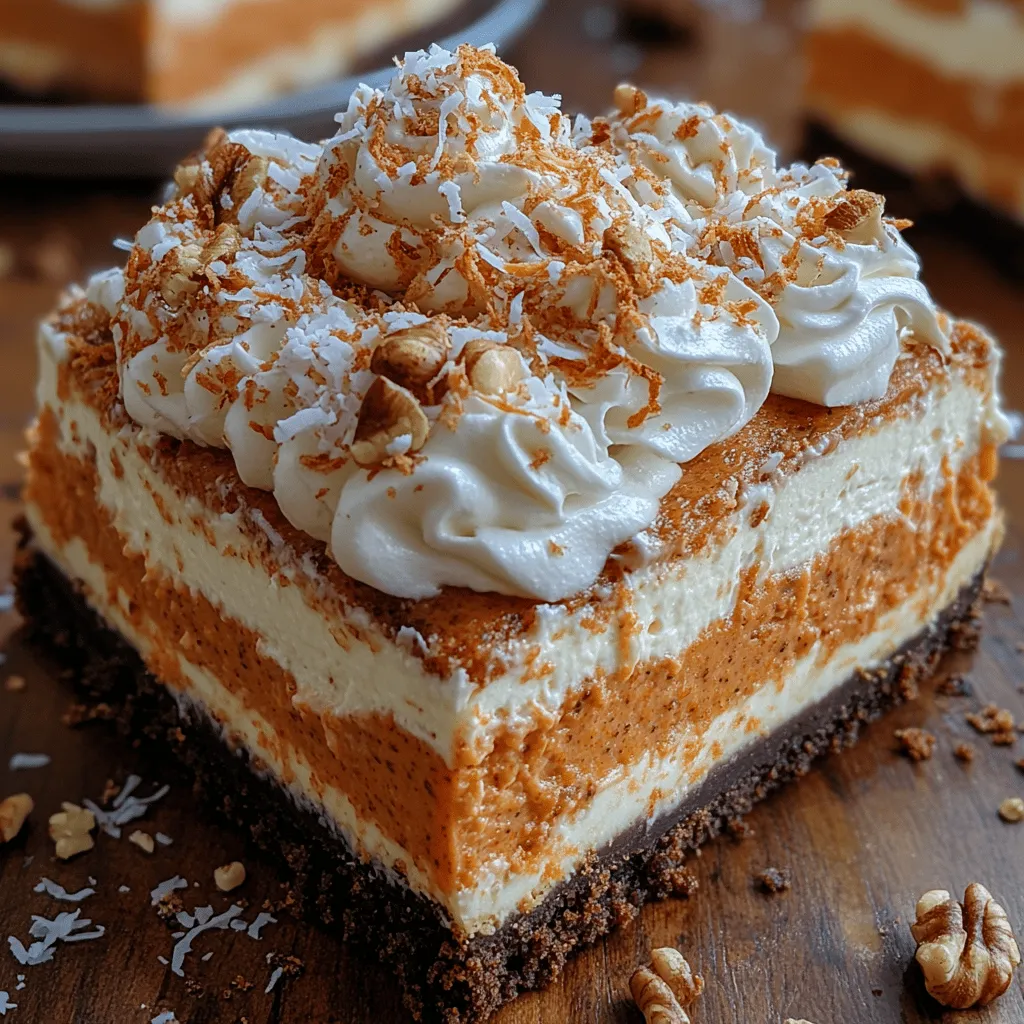 Imagine indulging in a dessert that beautifully marries the warm, spiced flavors of carrot cake with the creamy, decadent richness of cheesecake. This is exactly what the Carrot Cake Cheesecake Delight offers—a delightful dessert that is sure to impress at any gathering or special occasion. With its moist layers of spiced carrot cake nestled under a velvety cheesecake topping, this treat combines the best of both worlds, making it an irresistible choice for any dessert lover.