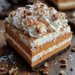 Imagine indulging in a dessert that beautifully marries the warm, spiced flavors of carrot cake with the creamy, decadent richness of cheesecake. This is exactly what the Carrot Cake Cheesecake Delight offers—a delightful dessert that is sure to impress at any gathering or special occasion. With its moist layers of spiced carrot cake nestled under a velvety cheesecake topping, this treat combines the best of both worlds, making it an irresistible choice for any dessert lover.