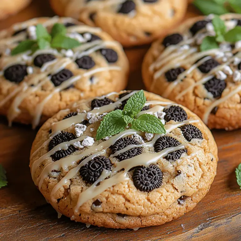 Welcome to the delightful world of cookies, where each bite offers a burst of flavor and a moment of bliss. Among the myriad of cookie recipes out there, one stands out for its unique and refreshing twist: Minty Oreo Dream Cookies. This delectable treat combines the iconic taste of Oreo cookies with the invigorating essence of mint, creating a symphony of flavors that will tantalize your taste buds and elevate your dessert game.