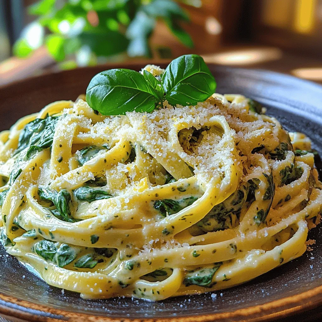 Imagine a plate of fettuccine dressed in a luscious, creamy sauce that clings lovingly to each strand, showcasing the vibrant green of fresh spinach. Creamy Dreamy Spinach Fettuccine is not just another pasta dish; it's an experience that combines comfort food with a touch of gourmet flair. This dish embodies the essence of Italian cooking, which celebrates the harmony of simple, fresh ingredients coming together to create something extraordinary.