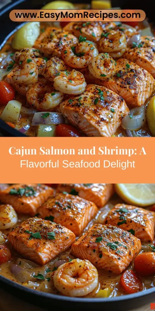 Dive into the bold flavors of Spicy Cajun Salmon and Shrimp Delight! This vibrant dish combines succulent salmon and juicy shrimp with a zesty Cajun spice blend for a culinary experience that impresses every palate. Learn about the nutritional benefits of key ingredients like omega-rich salmon and protein-packed shrimp, along with essential cooking techniques to achieve restaurant-quality results at home. Create a memorable meal that showcases the richness of Cajun cuisine.