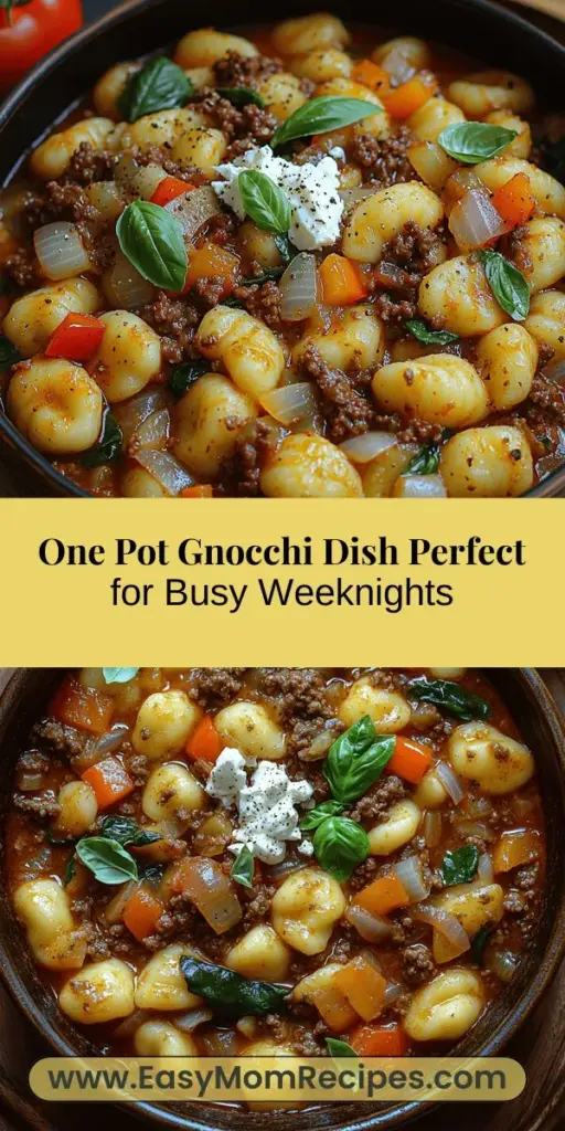 Discover the convenience and flavor of One Pot Gnocchi Delight with Meat & Feta, the ultimate meal for busy nights! This hearty, comforting dish combines tender gnocchi, savory ground meat, and tangy feta cheese for a satisfying feast. Loaded with fresh vegetables and infused with rich tomato broth, it’s easy to customize to your taste. Simplify your cooking routine while impressing family and friends with this delicious one-pot wonder. Perfect for any occasion! Enjoy a delightful dining experience without the hassle of multiple pots and pans.