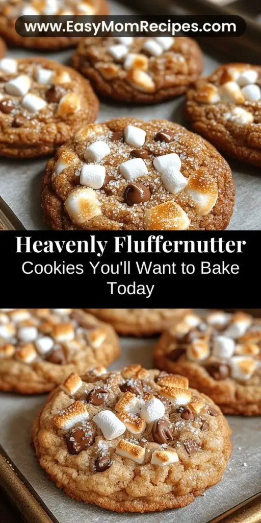 If you're craving a sweet treat that brings back childhood memories, Heavenly Fluffernutter Cookies are the perfect choice. These delightful cookies blend creamy peanut butter and fluffy marshmallows for a soft, chewy texture with a hint of crunch. Their sweet and salty flavor is irresistible, making them ideal for gatherings or as a personal indulgence. Easy to make, each cookie delivers a nostalgic taste of joy that will delight cookie lovers of all ages. Enjoy a warm cookie with milk or gift them to friends for a special touch.